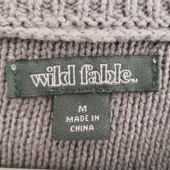 Wild Fable Women's Knit Oversized Preppy Dark Academia Sweater Vest Size Medium - Picture 4 of 6
